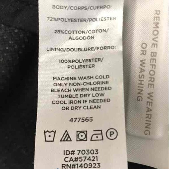 NWT Loft Gray Tweed Sleeveless Dress Size 12 - Picture 8 of 8